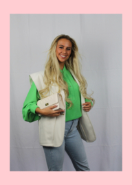 Basic gilet beige