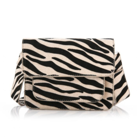 Schoudertas met leuke print - Zebra