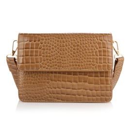 Croco tas Evi beige