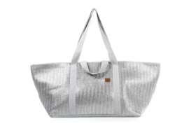 Silver beach shopper / weekendtas Rio