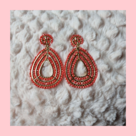 Earrings Dana koraal