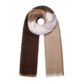 Wintersjaal bruin/beige