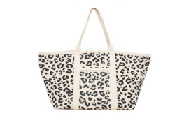 Shopper BALI naturel panter