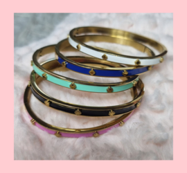 Bangle armband wit