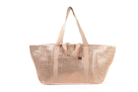 Rose gold beach shopper / weekendtas Rio