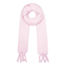 Winter sjaal licht roze