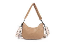 Camel crossbody tas Mortara