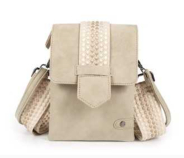 Naturel crossbody telefoontasje Nancy