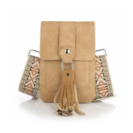 Crossbody tas Jill taupe