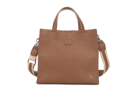 Donker camel handtas Paris