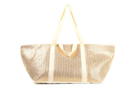 Champagne beach shopper / weekendtas Rio