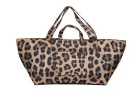 Shopper XXL Taupe panter