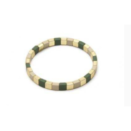 Groene damesarmband Calanda