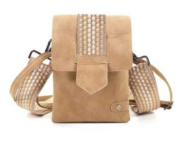 Sand crossbody telefoontasje Nancy