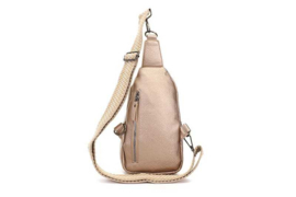 Classic champagne crossbodytas Mattie