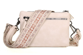 Naturel crossbody en schoudertasje Brussel