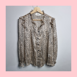 Sparkel blouse leopard