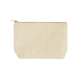 Reis make-up tas beige