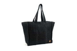 Strandtas/shopper Veere zwart