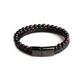 Armband heren Red Tiger Eye