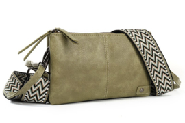 Groen Castel schoudertasje / crossbody