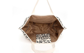 Shopper BALI naturel panter