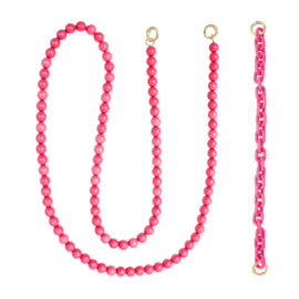 Telefoonketting roze