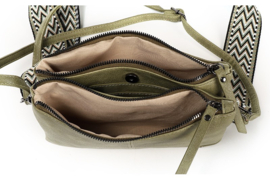 Groen Castel schoudertasje / crossbody