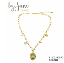 Necklace turquoise steen