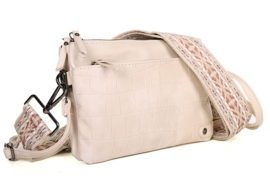 Naturel crossbody en schoudertasje Brussel