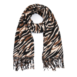 Sjaal Zebra Brown