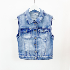 Gilet Nora blauw