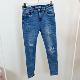 Broek Goodies blauw scheuren