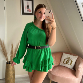 Miss D playsuit 12 groen