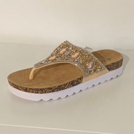 Slipper Tess champagne