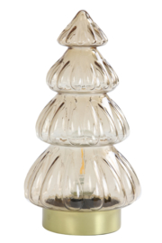 Tafellamp LED Ø15x28 cm TREE glas karamel