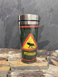 Thermos-mug "MOOSE WARNING"