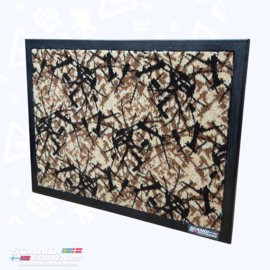 Prikbord Deense Pluche - Bruin
