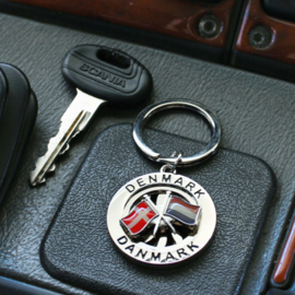 Spinner keychain two flags   Danmark/Holland