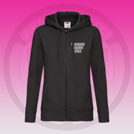 WorldWide Trucker Girls - Zip Hoodie (Black)