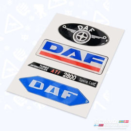 DAF - 3D Cabinesticker set
