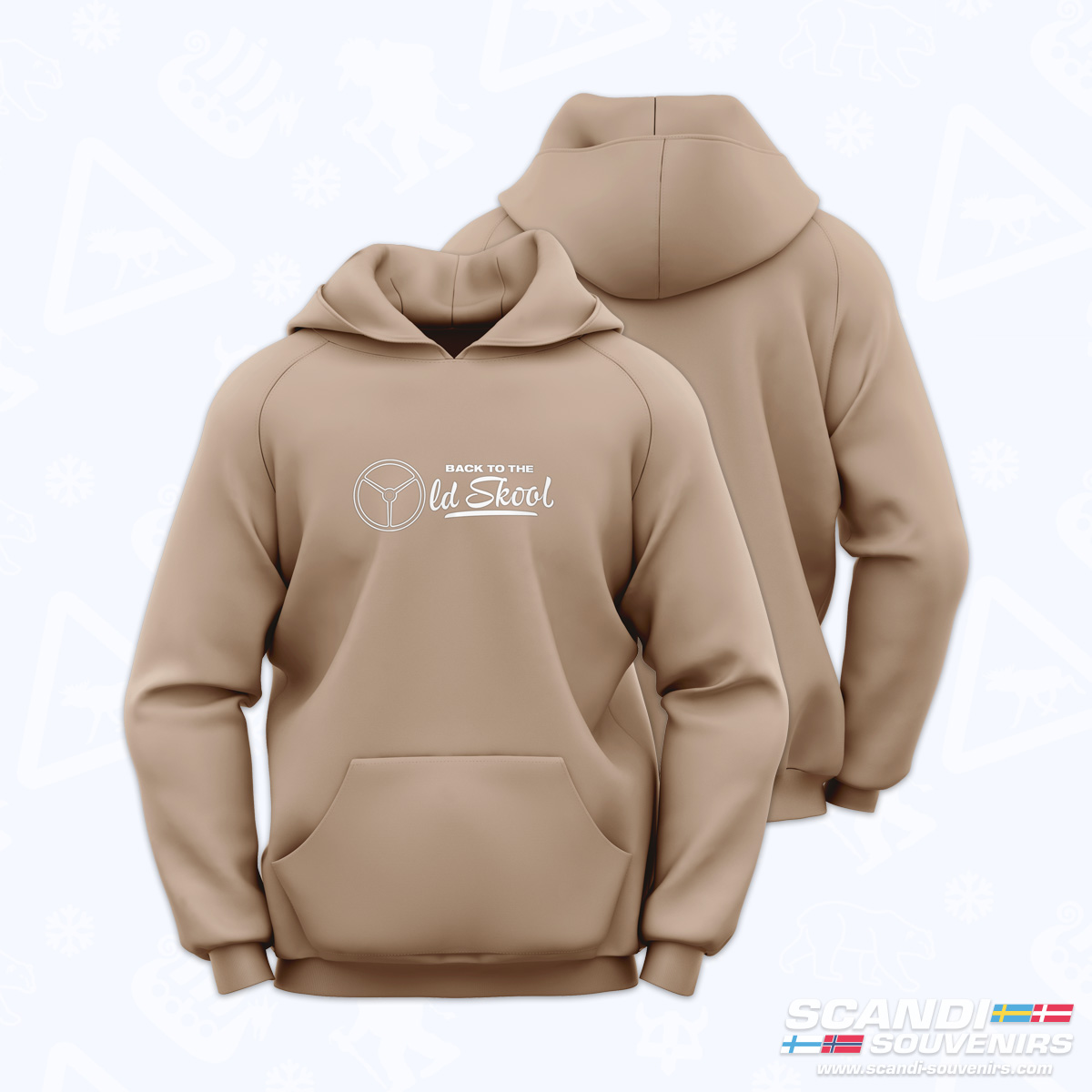 Back to the Oldskool - Hoodie (Sand)