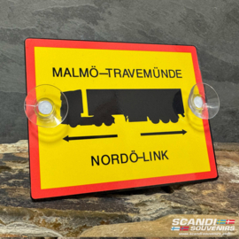 Malmö Travemünde - Raam mascotte