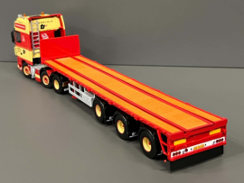WSI 01-4446 Torben Rafn; DAF XF 95 SUPER SPACE CAB 6X2 TWIN STEER BRICK TRAILER - 3 AXLE
