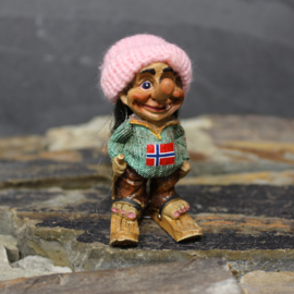 Troll op Ski's (Licht Roze) - Norway
