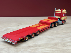 WSI 01-4445 Torben Rafn; VOLVO F12 GLOBETROTTER 6X2 TAG AXLE SEMI LOW LOADER - 3 AXLE