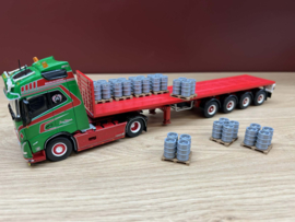 Pallet met biervaten (set van 4) (1:50)