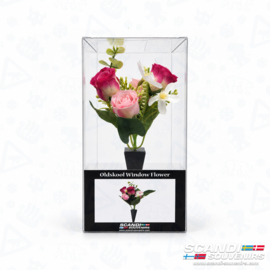 Oldskool Window Flower - Roze