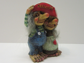Couple de Trolls sous casquette Danoise