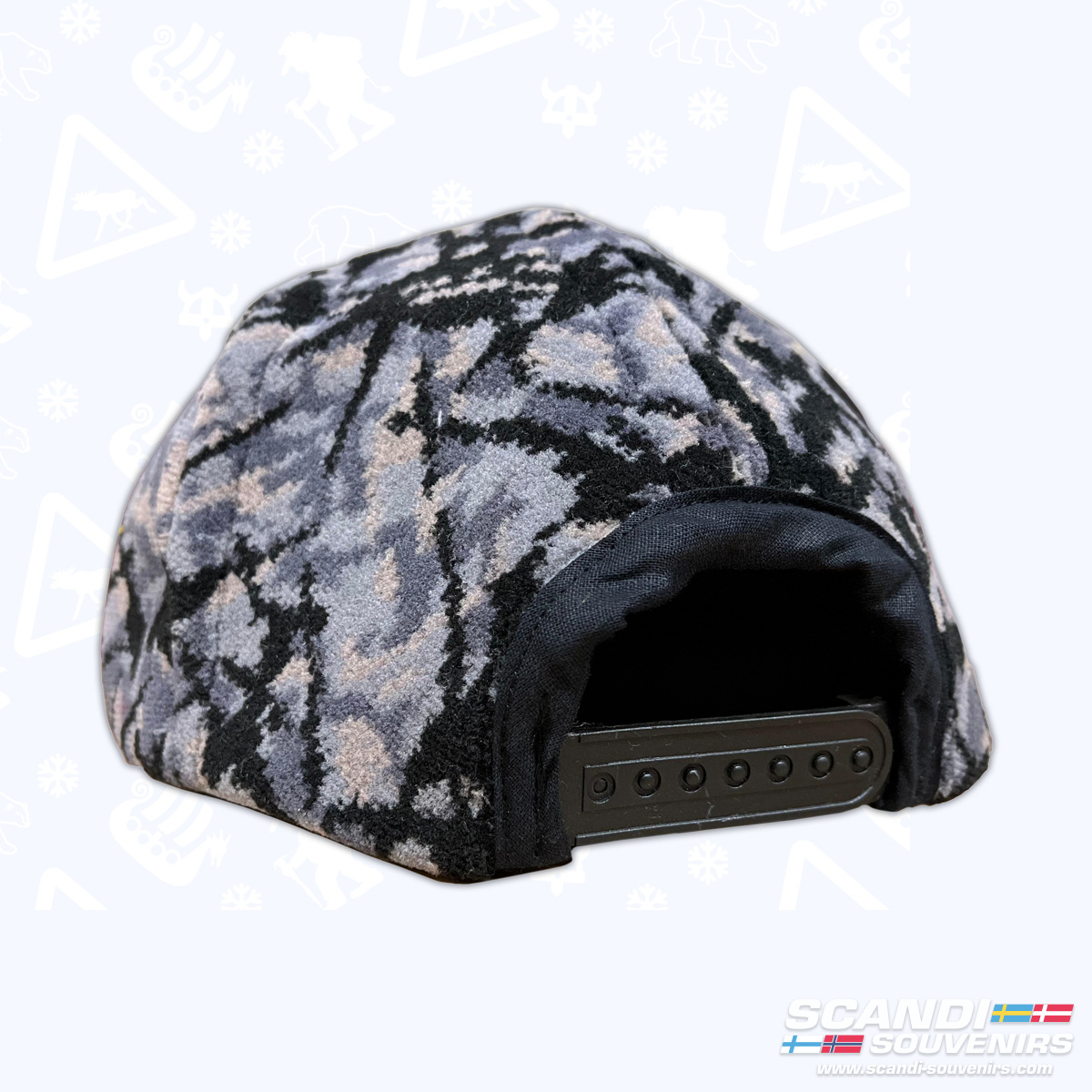 Casquette en Peluche Danoise - Grise